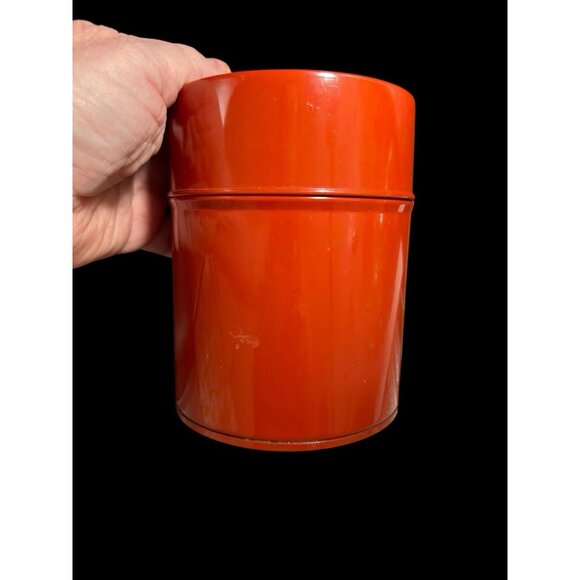 Vintage 70s Style Metal Nesting Canisters Set 4 Mid Century Macy's Cellar - Picture 3 of 15